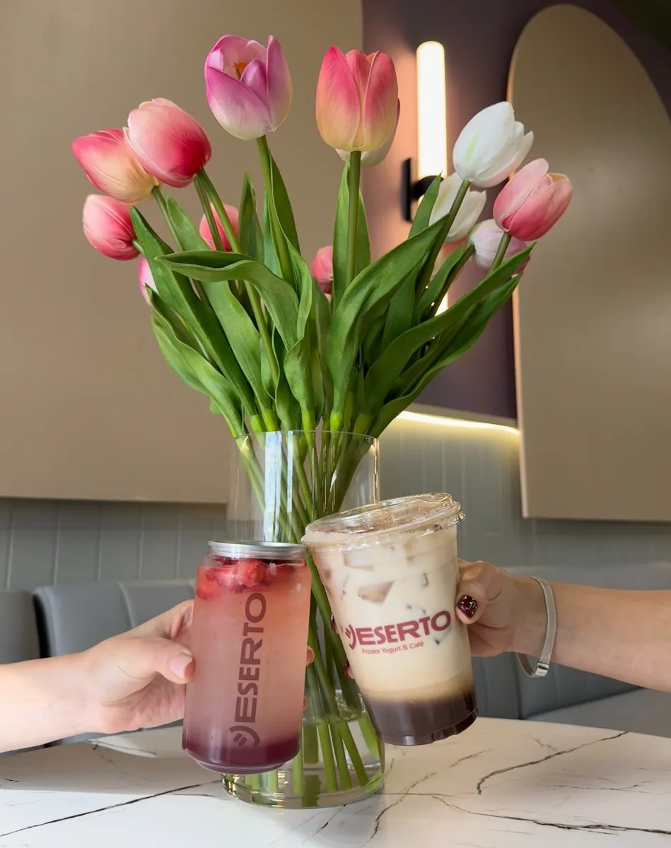 Coffee, blooms & good company